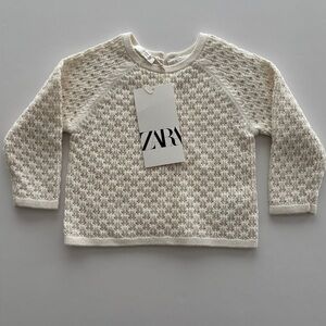 Zara baby Mulberry silk Sweater 6-9m
